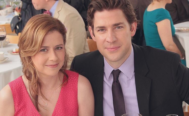 2. Jim and Pam (The Office)