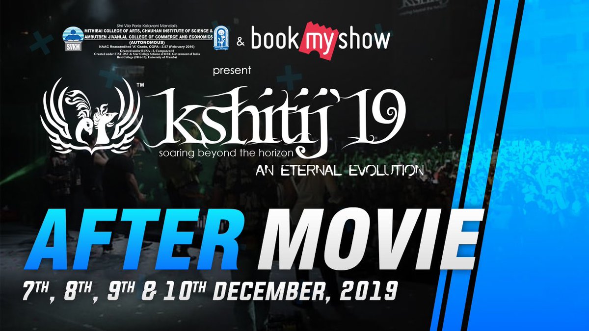Mithibaikshitij's tweet photo. The love and hard work we put into Kshitij lead to a beautiful outcome  and we couldn't wish for anything better. The wait to reminisce the good times that you had at our spectacle has come to an end as we unveil the After-Movie of Kshitij’19.
https://t.co/TvUC2Lyyue https://t.co/Mcae0FEYw8