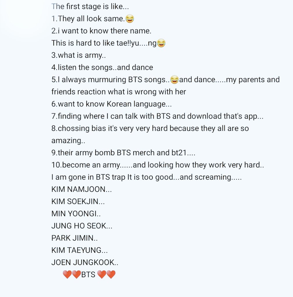Mahida__hiral's tweet photo. Stages of becoming a bts fan💜...🥰😍💜@bts_bighit @shotwithsoju @BTS_ARMY @BTS_twt_V https://t.co/m8hOSunKCi