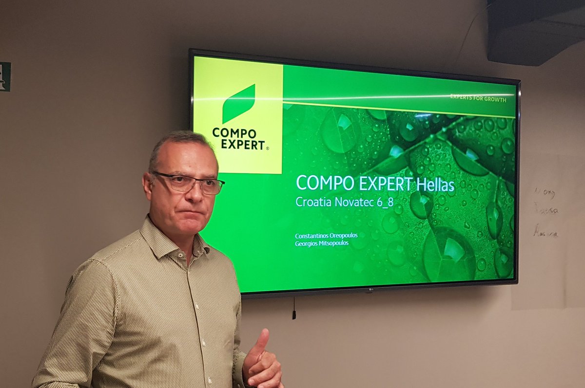 COMPOEXPERT_GR's tweet photo. @geomitsopoulos on successful product development in Croatia
#Specialties #CropCentric #GameChangers #MicroTribes https://t.co/I46P5Z1J6z