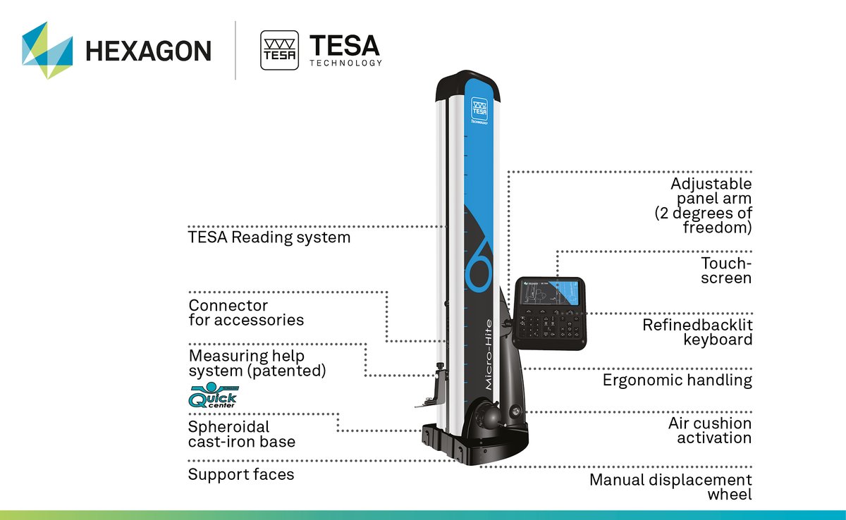 TESATechnology's tweet photo. ⚡️ TESA MICRO-HITE: The quick and accurate measurement⚡️
Learn more about the features of our TESA MICRO-HITE at a glance 🧐
➡️ Check our brochure: https://t.co/3VrNED8rAW
#TESAtechnology #Heightgauges #metrology #accuracy #measuringinstruments #technology https://t.co/yB7s6FVSOO