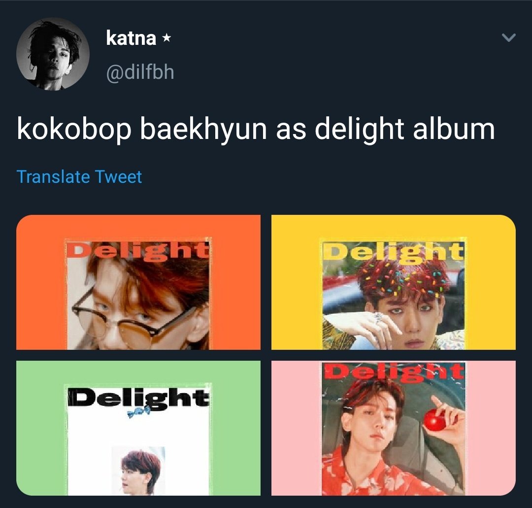 baekhyun as delight covers