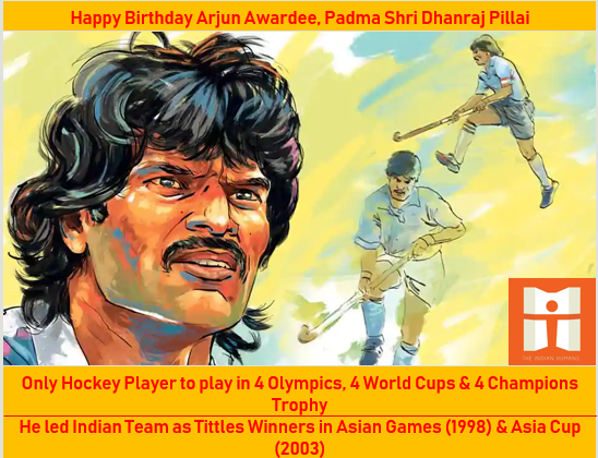 Happy Birthday, to The Legendary Hockey Player Dhanraj Pillay. 