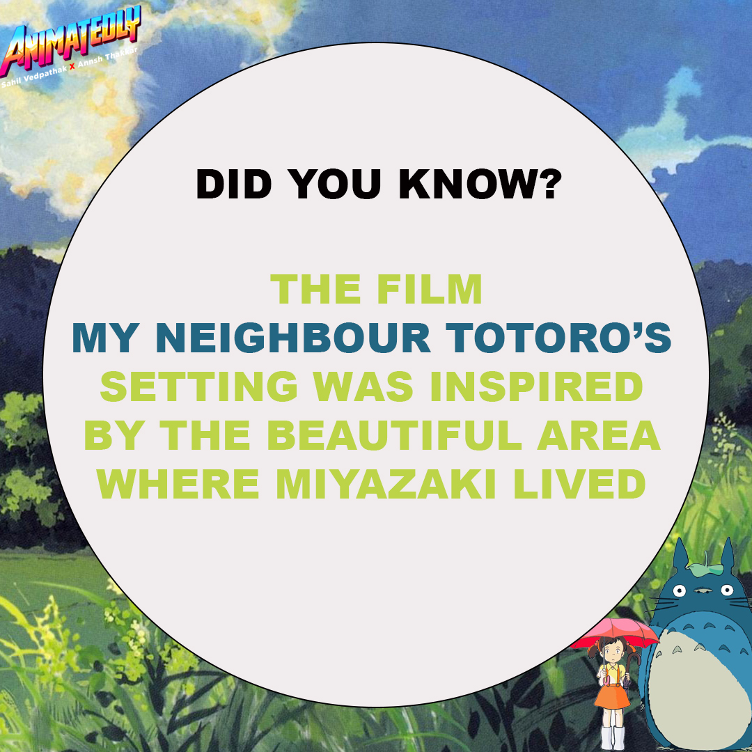 _animatedly_'s tweet photo. ANIMATION FACT- My Neighbor Totoro💙

#animatedly #NYOST #animationfact #anime #FactCheck #animation #interesting https://t.co/CnlnHSTDq4