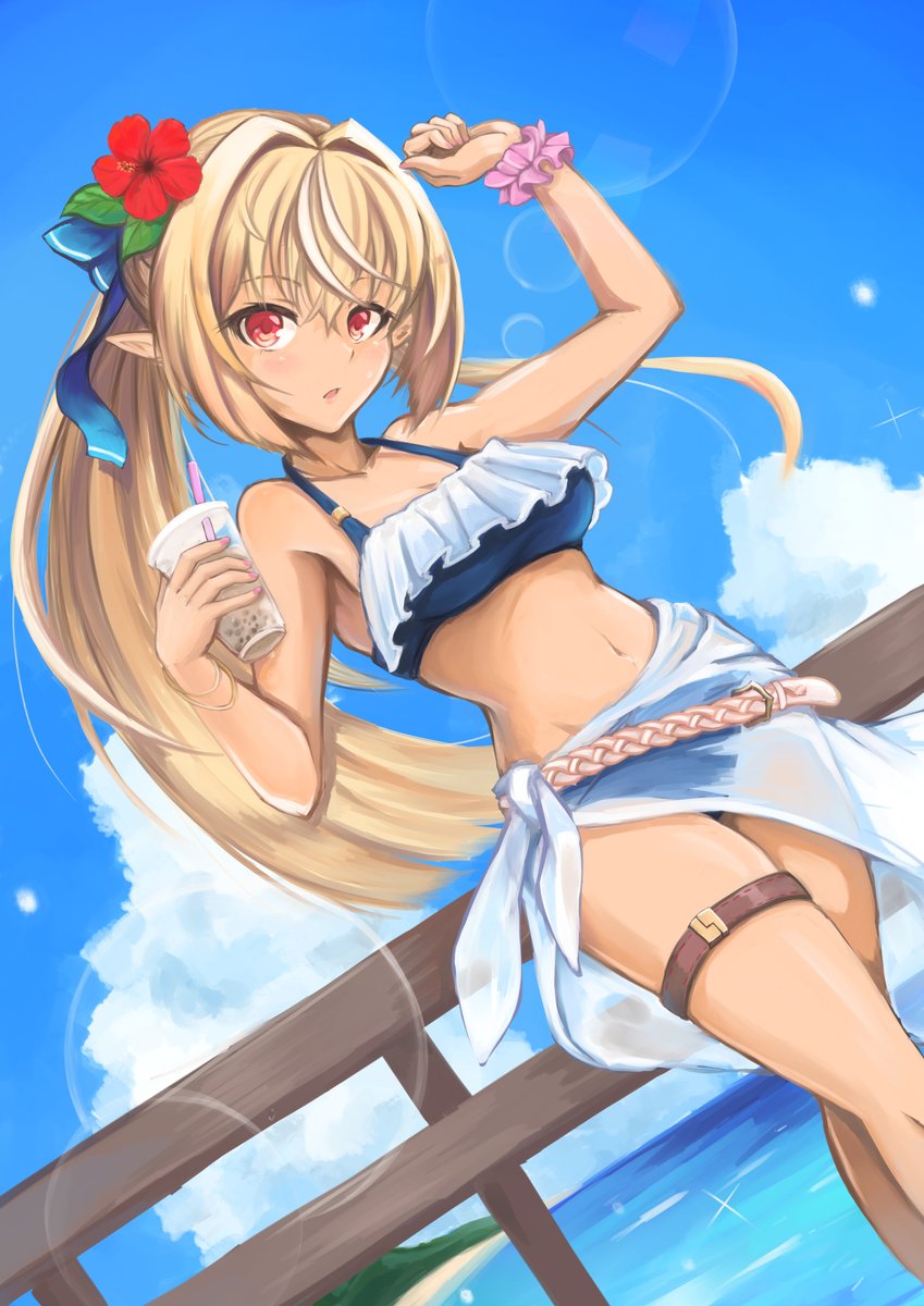 不知火フレア 「#7月なのでフォロワーさんに自己紹介しようぜ

わたしが厚塗りおじさんです

ホ」|ちゃぼ🍗＠絵描きのイラスト