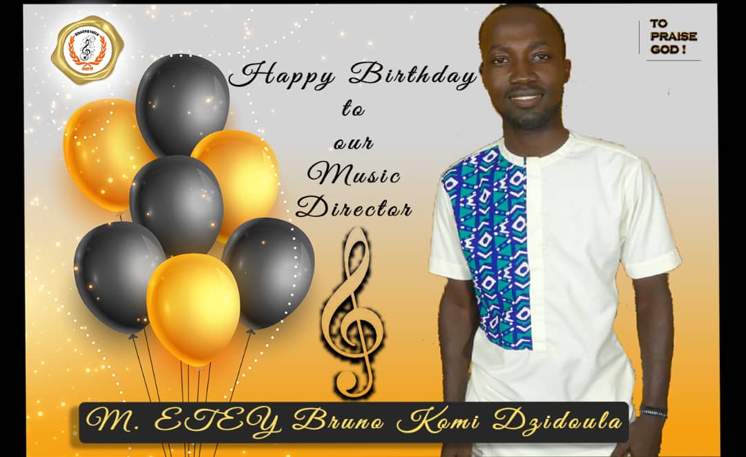 AMV_togo's tweet photo. Aujourd'hui est un grand jour pour nous, et oui pour la vie de notre Directeur Musical, spécial #JoyeuxAnniversaire #Bruno, que le ciel t'inonde de sa grâce
#JoyeuxAnniversaire
#BrunoEtey
#AmazingVoiceTogo
#ToPraiseGod https://t.co/PE0A3skuAc