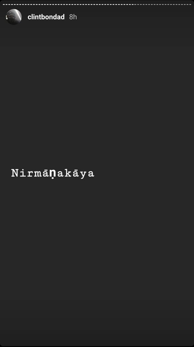 Nirmanakaya is a term in Buddhism that translates as “body of transformations” The word comes from the Sanskrit, nirmana, meaning “creation” or “transformation,” and kaya, which means “body.”Ctto.