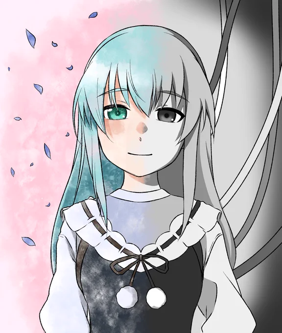 らくがき み
時間なくて中途半端な感じになっちゃったのでいつかリベンジしたい 