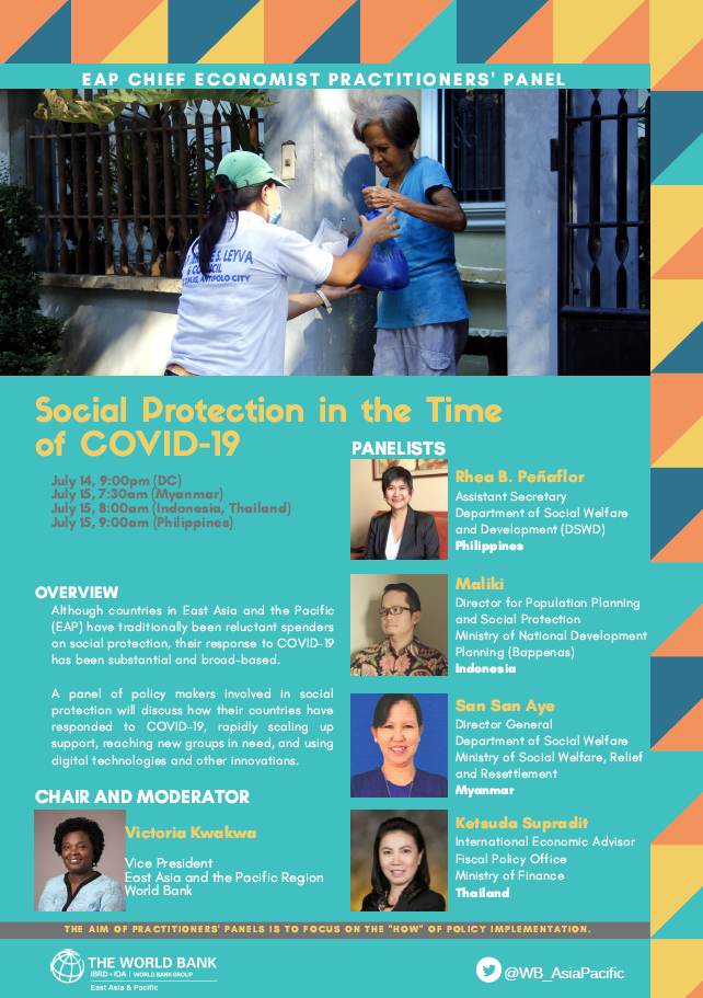 VictoriaKwakwa's tweet photo. Thanks to the frontline experts for an enriching discussion on social protection responses to #COVID19. Challenges could mean opportunities to improve data systems, service delivery capacity at local level, labor market policy, gender-informed analysis and tech-enabled solutions. https://t.co/I6gxCyUkwo