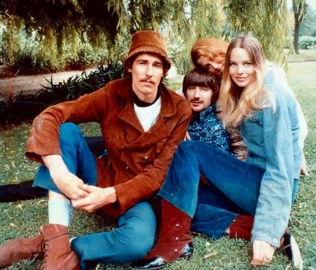the mamas and the papas! members: cass elliot (mama cass), michelle phillips, john phillips, and denny doherty