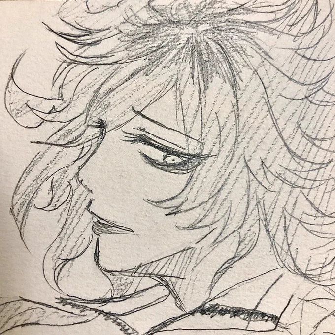 ん"っ!!!おかんが!!イデ氏描いてくれた〜!!!!顔…顔が良い… 