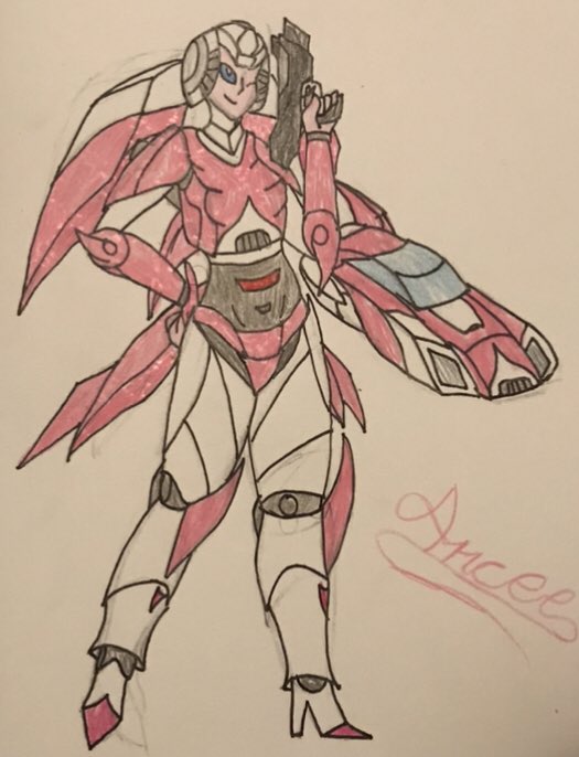 abysilade's tweet photo. She is finished!
My #TransformersArceeDesignChallenge entry! https://t.co/ibUMlSU9mW
