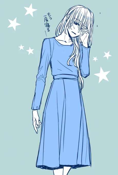 眠気に勝てないときは無理せず…!(ロッサリ) #魔女ツノ 