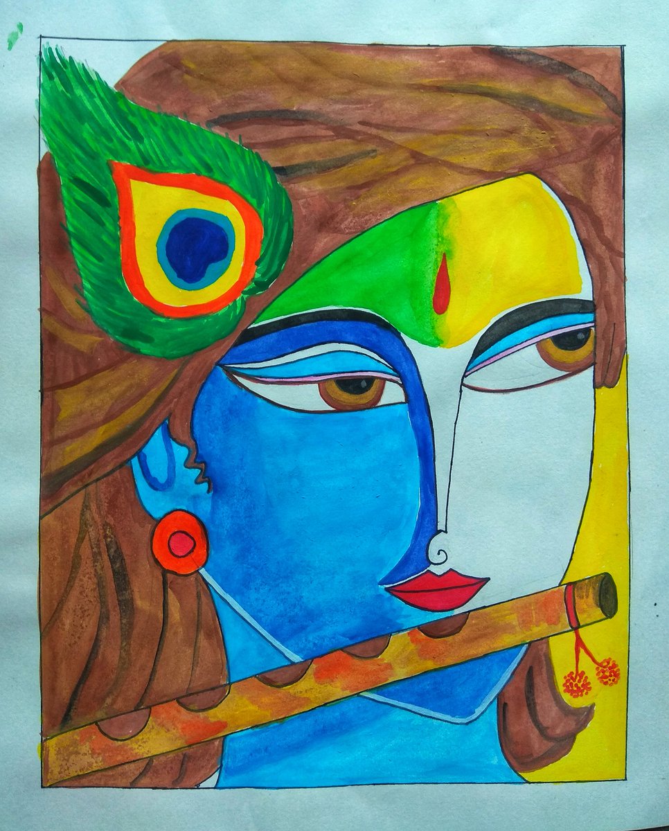 PinkiMaurya31's tweet photo. पालनहार 🙏🙏🙏
.
🎨💫🌅🌤️🌈💫✨☄️🔭🌪️
#kanha #jaishreekrishna #painting🎨 #mykindameditation #ArtistOnTwitter #artists #artwork https://t.co/PiGyonM08W