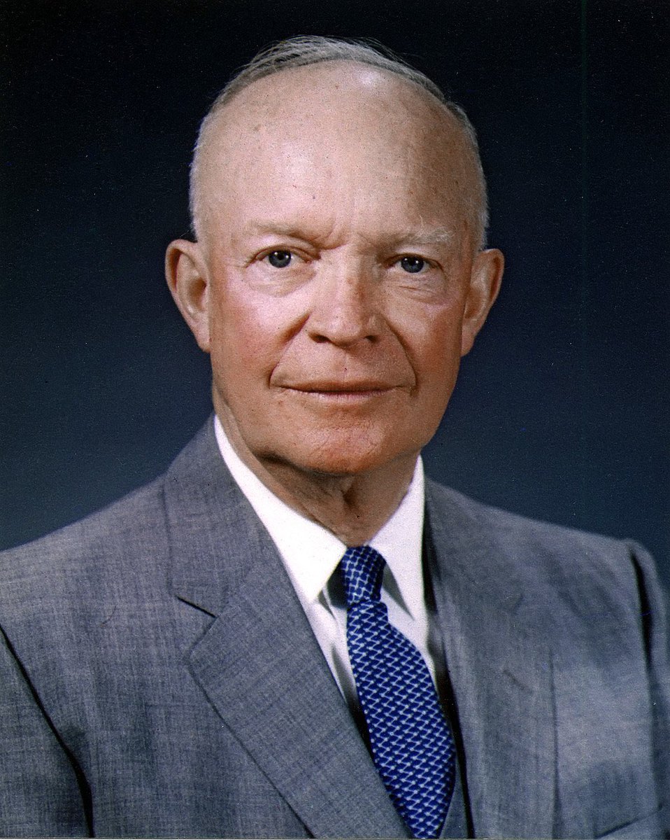 Dwight Eisenhower hated Nazis, which is more than you can say about the current President. He signed a Civil Rights Act, gave us interstates, and warned us about the military industrial complex. If more Republicans idolized Eisenhower than his VP, we’d actually get somewhere.