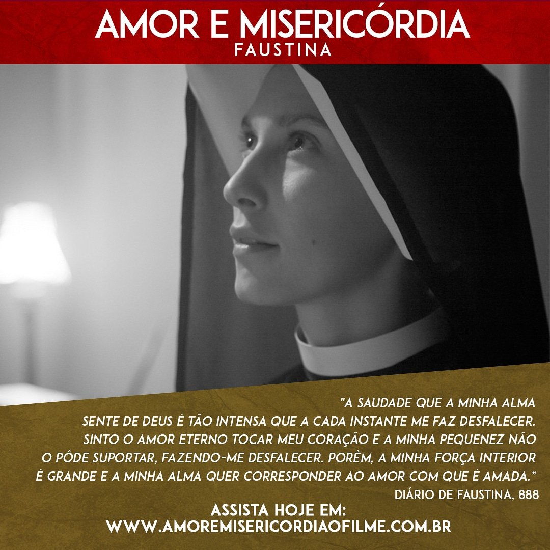 kaproducoes's tweet photo. Assista Hoje.
O filme que conquistou os católicos do mundo todo.
https://t.co/TPajs7LKZ9

Versões: Dublada e Legendada.

Jesus, eu confio em Vós!

Produção Executiva: @lancafilmes
Assessoria: @kaproducoes

#diariodefaustina
#jesusmisericordioso
#jesuseuconfioemvos https://t.co/an0Mb19rSE
