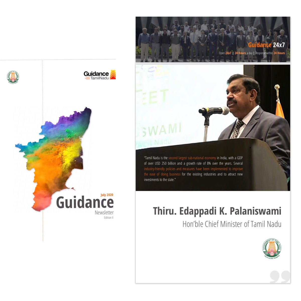 satyenaiadmk's tweet photo. Let’s See,

2019 GIM-304 MOU’s-89% conversion-INR 3004 billion Investment -1 million Jobs,

+ 17 MoU’s -15128+5000crores-key investors &amp; skill conclave,

4 times less business facilitation timeline,

All amongst #covid

Few achievements of @CMOTamilNadu past year

#TNGovt #Growth https://t.co/dVYZifS5zB