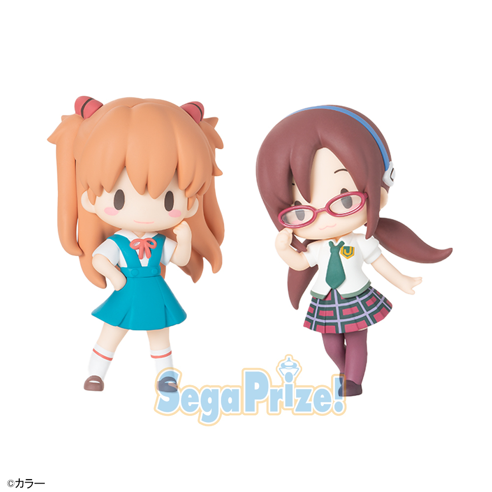 セガプラザ公式 プライズ 三月八日 氏のキュートな デフォルメをそのままに 愛らしいフィギュアが登場です アスカ と マリ の制服姿が とっても可愛い T Co Dwnaaywjdb Eva エヴァンゲリオン セガプライズ T Co