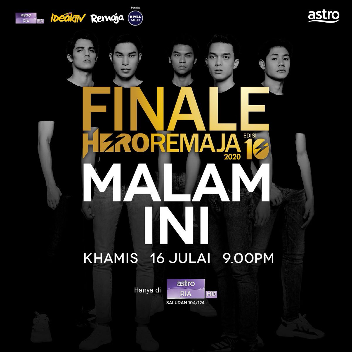 remaja_my's tweet photo. Dalam 12 jam saja lagi, #HeroRemaja2020 akan dinobatkan! ♥️🔥 SIAPA pilihan korang??
.
Saksikan finale #HeroRemaja2020 jam 9.00 malam ini LIVE di Astro Ria &amp; Ria HD. #majalahremaja #remaja
#heroremaja https://t.co/Zbgx5gK8GU