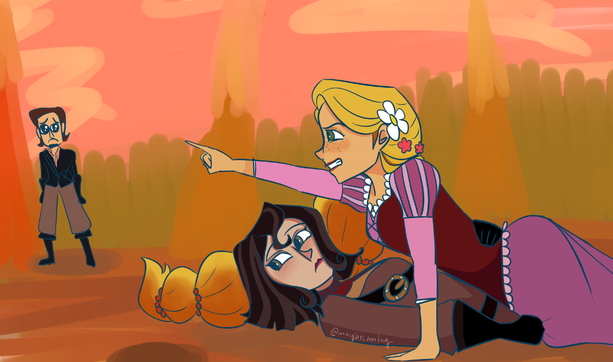 maybesamday's tweet photo. 👌
🌙❤️☀️
#tangledredraw https://t.co/uhvm6g1PZr