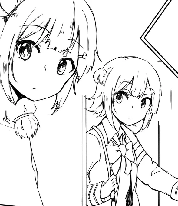 ペン入れの時点で可愛すぎ… 