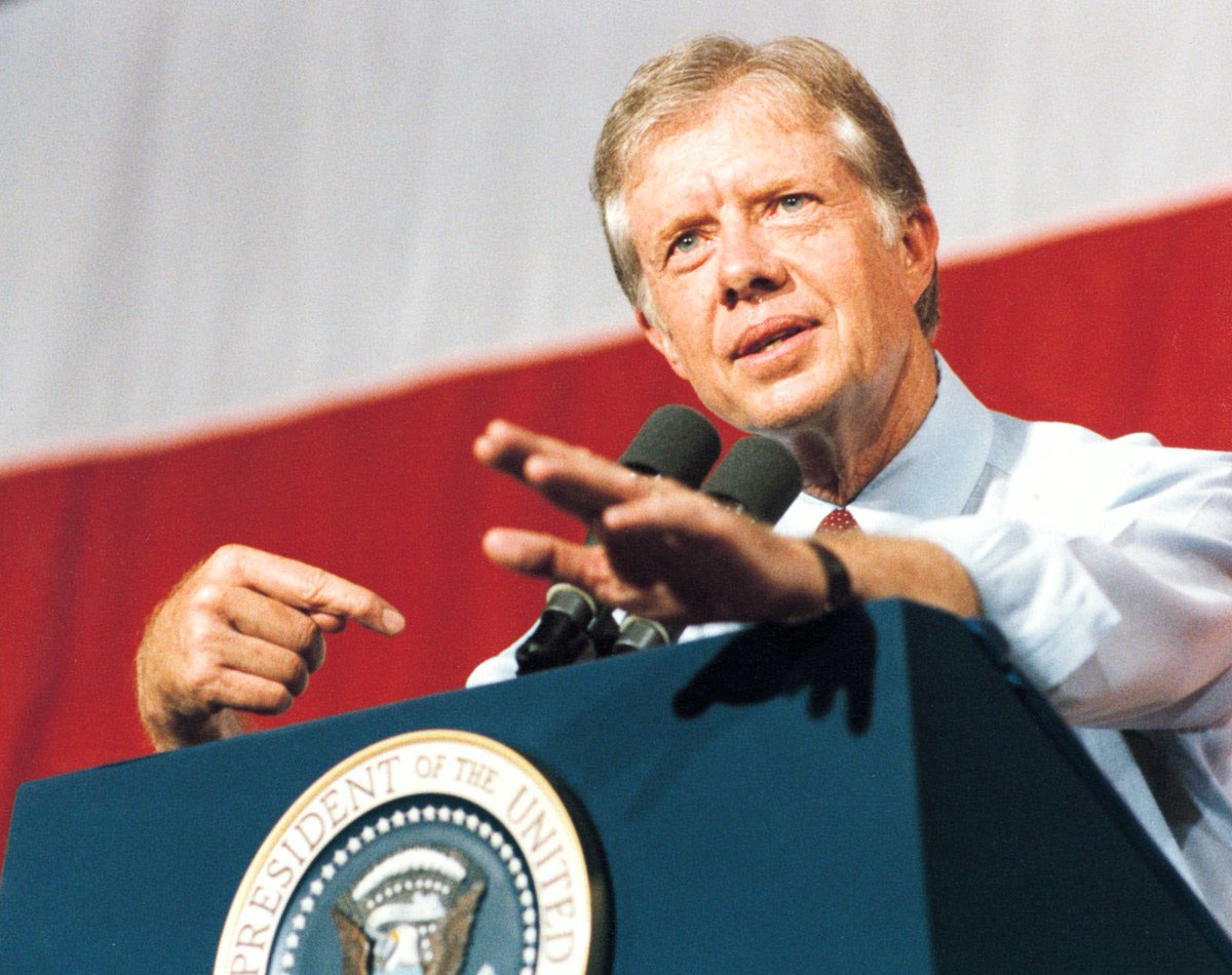 Jimmy Carter wasn’t the best President, but he’s a genuinely good guy, starting a charitable foundation and being a key part of Habitat for Humanity. Any mistake he made in office pales in comparison to the evil that came after him...