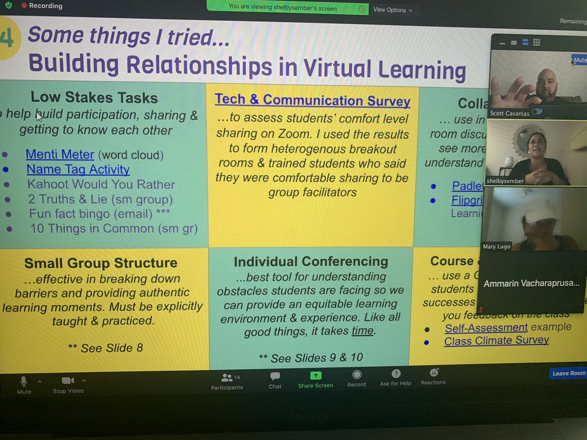 ScottCavi's tweet photo. I just cannot day enough about the amazing people that I get to work with! A total TEAM effort today from our staff at our very first Alvarado Summer Virtual Learning Conference! I’m blown away by their vulnerability, engagement, and reflection! Can’t wait for round 2 tomorrow! https://t.co/2AsOMplzQB