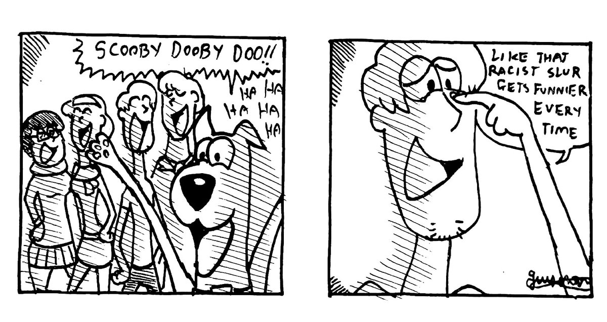 Gwydscomix's tweet photo. Stranger Comix #324
Scooby dooby doo
#strangercomix #gwydscomix #comics https://t.co/MLfBBm6Vsr