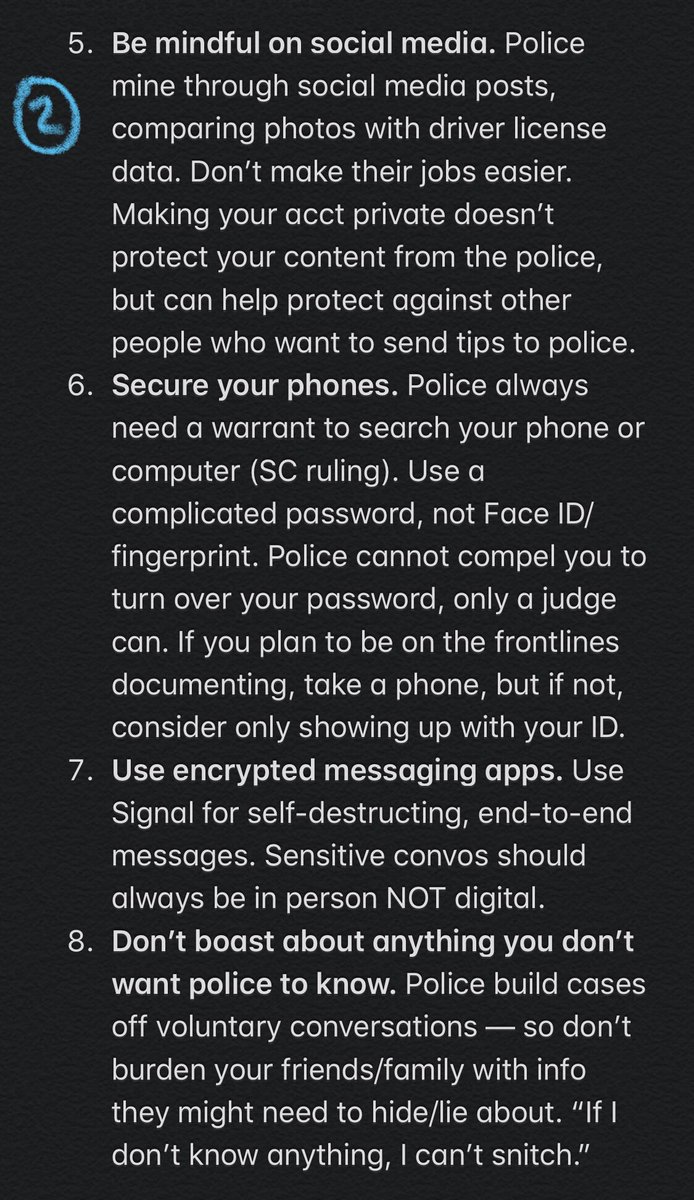 enyafanacct's tweet photo. Important legal advice for everybody (**especially protestors**) at tonight’s  “Know Your Rights &amp; Security Training” by Utah Animal Rights Coalition. I’m including my notes here; DM for the full recording or presentation slides. https://t.co/Og3bF6Zspa