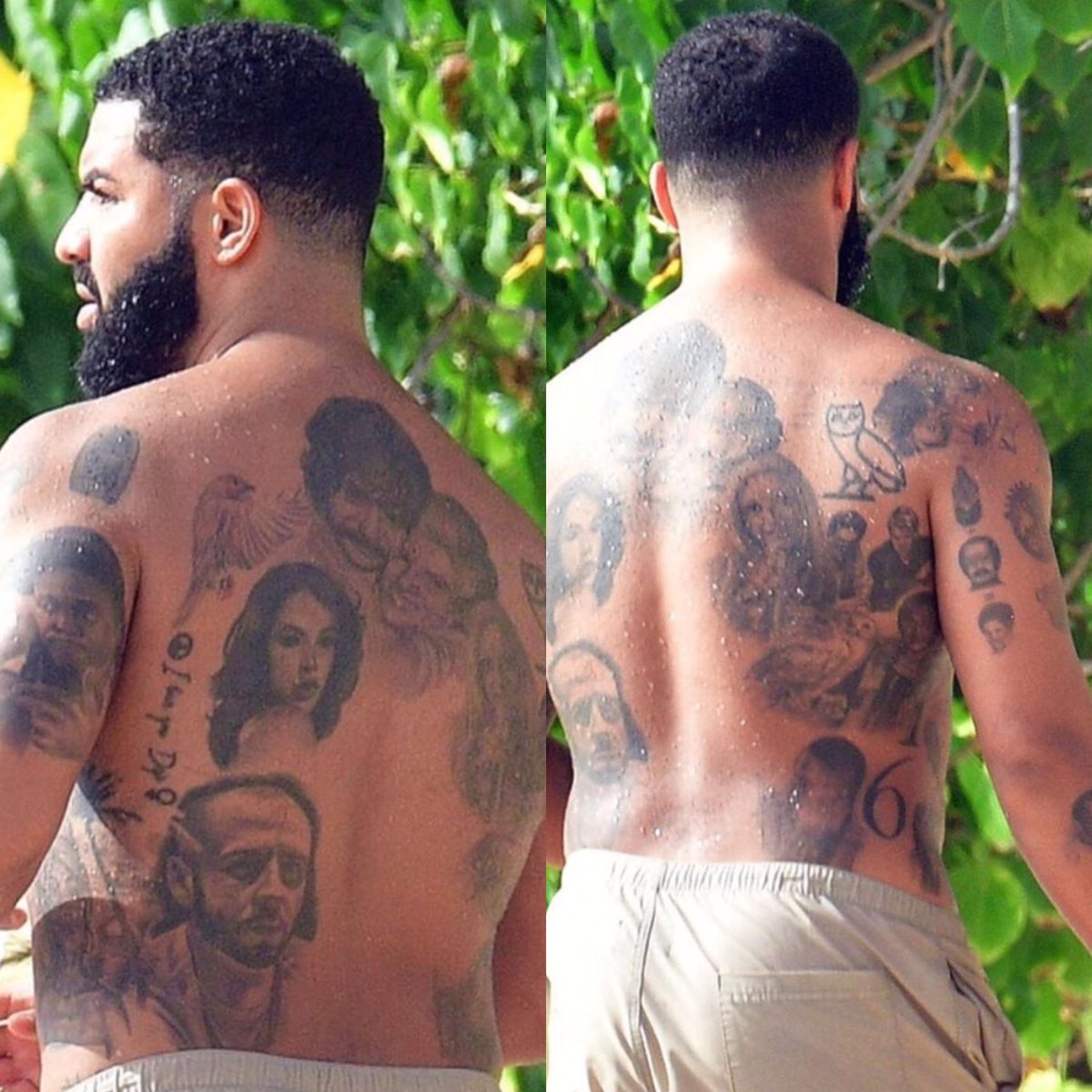 Download My Mixtapez On Twitter Drake S Back Tattoos HD Get Wallpaper My Mixtapez On Twitter Drake S Back Tattoos Free