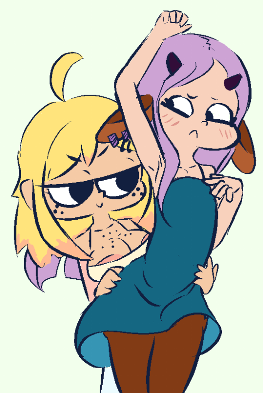 FasahFoos's tweet photo. what started as a 10 minute joke turned into a challenge, then turned into a flat colored doodle https://t.co/NzimQWbIcP