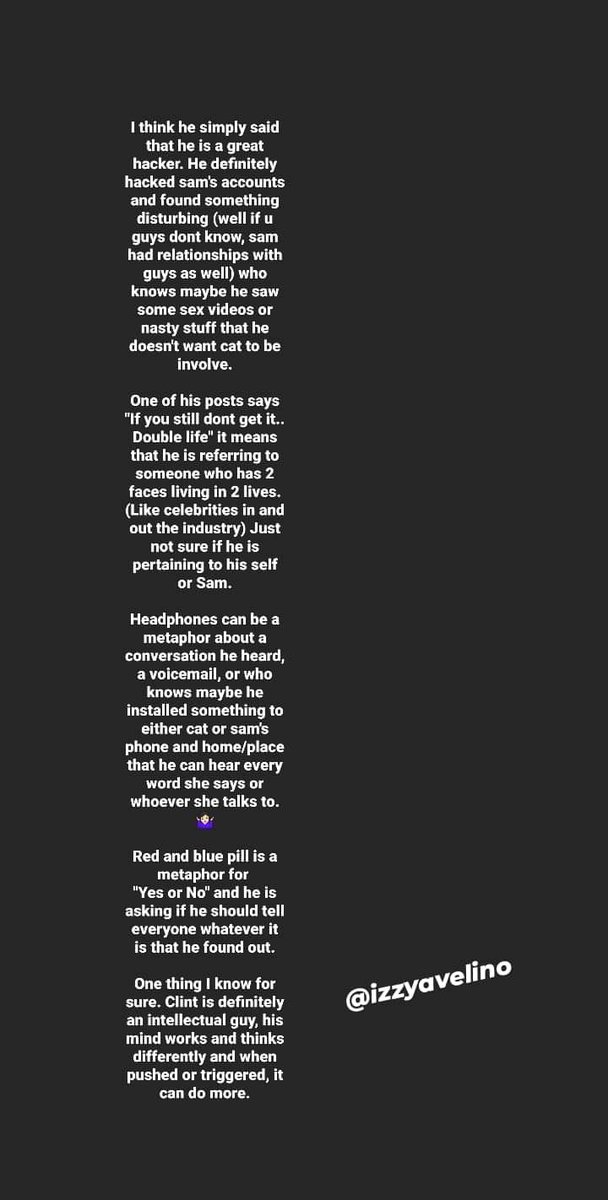 Saw this in facebook about Clint Bondad's IG stories. 😱