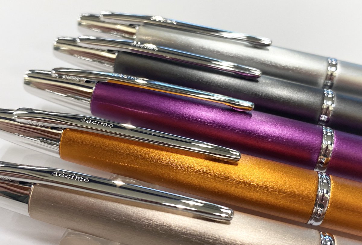 パイロット キャップレスデシモ 20カラーズ ダークグレー M 中字