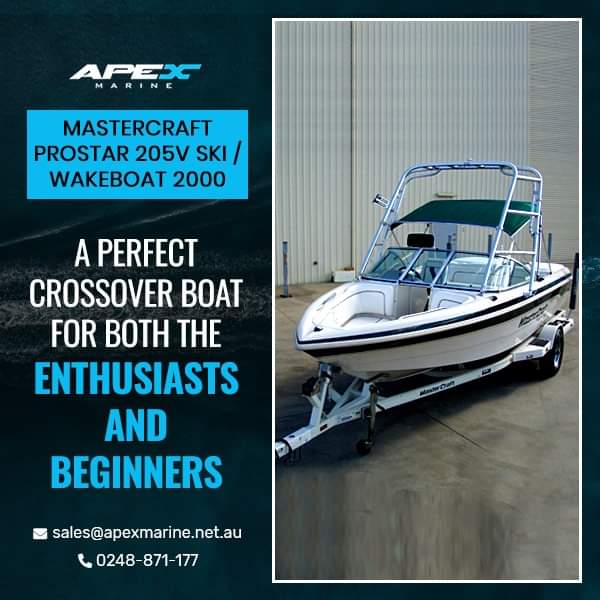 MarineApex's tweet photo. 2000 model Mastercraft Prostar 205V (Open Bow) Ski / Wakeboard boat powered by a 5.7L V8 330hp EFI Indmar Vortec MX inboard engine with V-Drive and only 608 hours of FRESHWATER use.
https://t.co/8TEyZ17qlZ
#boats #water #boating #summer #boatingindustry #boatingaustralia https://t.co/a6aukIfIH7