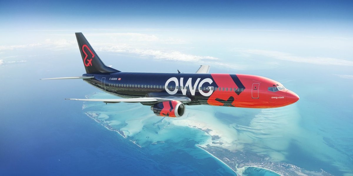 JPJets_Group's tweet photo. OWG is a new Canadian airline established by Nolinor Aviation based in Quebec and will offer regular flights to certain destinations in the Caribbean with its fleet of Boeing 737-400 @nolinoraviation #Quebec #Canada #aviation #airlines #Caribbean #flights #travel #FlightToCanada https://t.co/7q8DuMJOCo