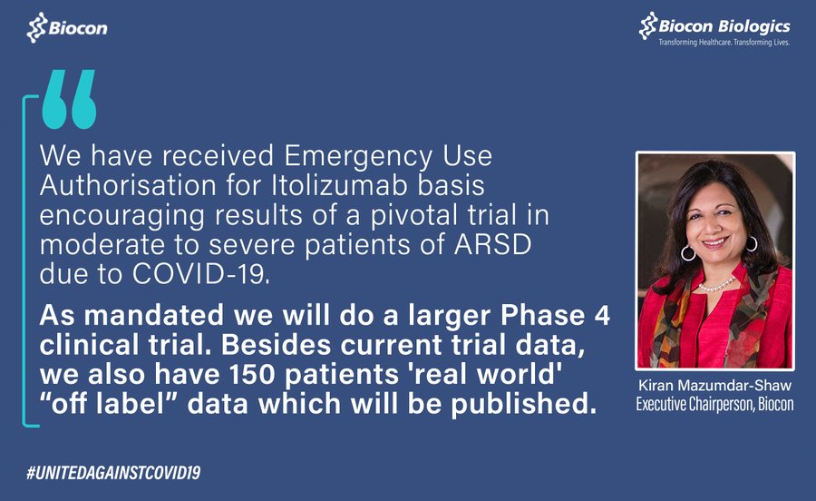 For those of you who don't understand why so many of us medicos are questioning the drug Itolizumab the company Biocon and Ms. Kiran Shaw let me explain. #ThreadAlert
