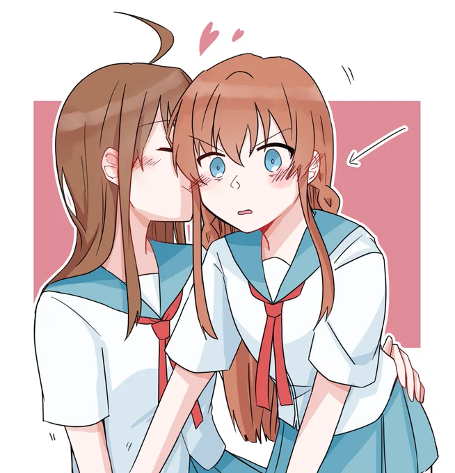 不意打ちでキスしていくバリmgと、されるバリum 