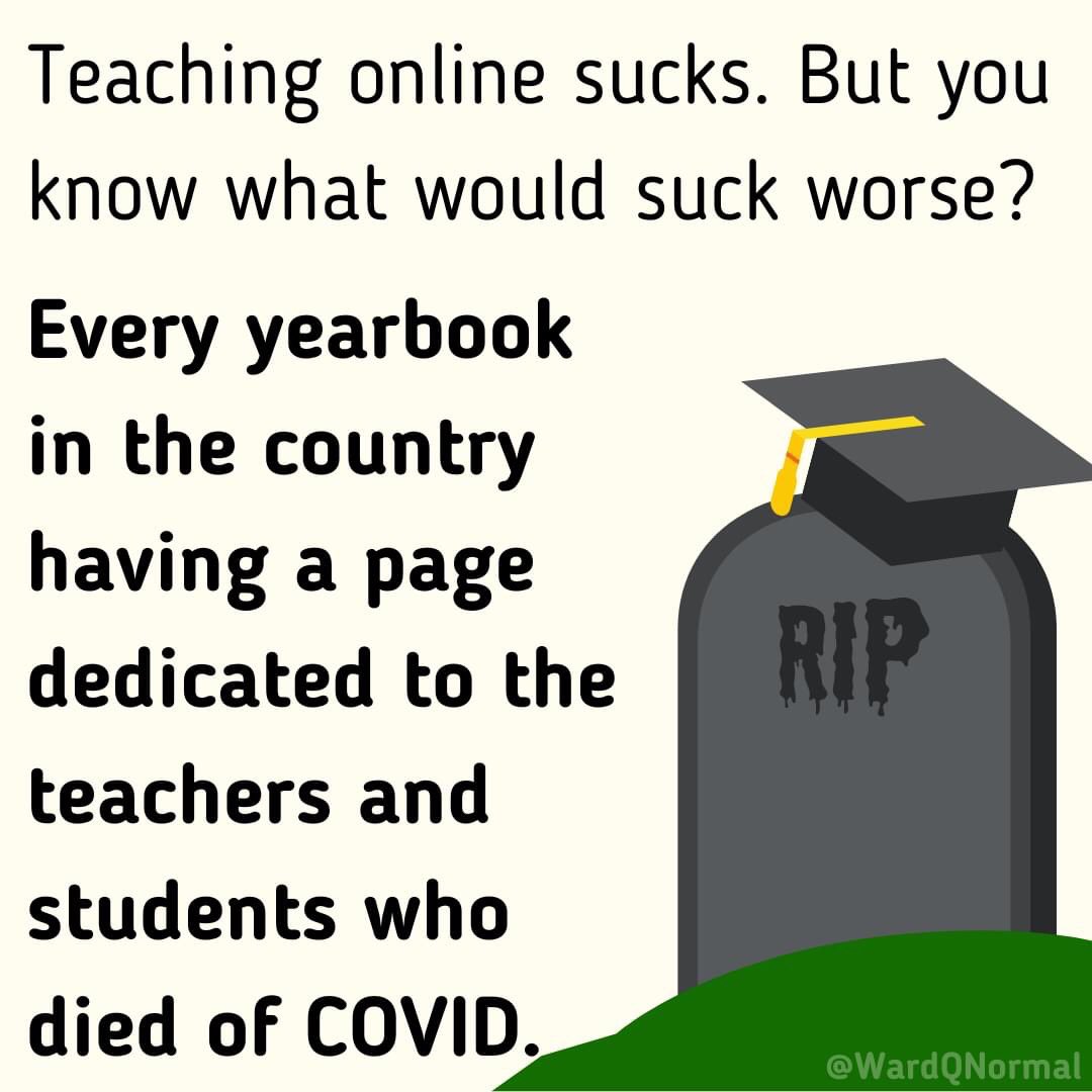 ReadingBowden's tweet photo. #schoolscloseduntilsafe #OnlyWhenItsSafe #TeachersLivesMatter #teacher https://t.co/zZwu1HHvYF