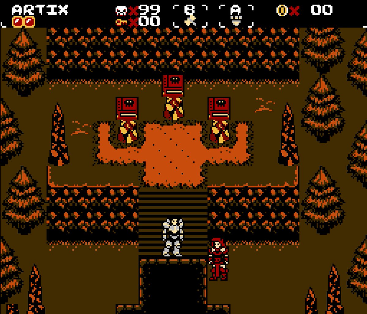 ArtixKrieger's tweet photo. SCENARIO/QUESTION: You go to save your game.... but there are THREE save books!? >_> Two are probably trapped, which one do you try first? Gravelyn is only there because she wants to re-animate you as a minion when you choose poorly XD #RETROGAMING #nes #DNDK #question https://t.co/hIX4C2B8r7