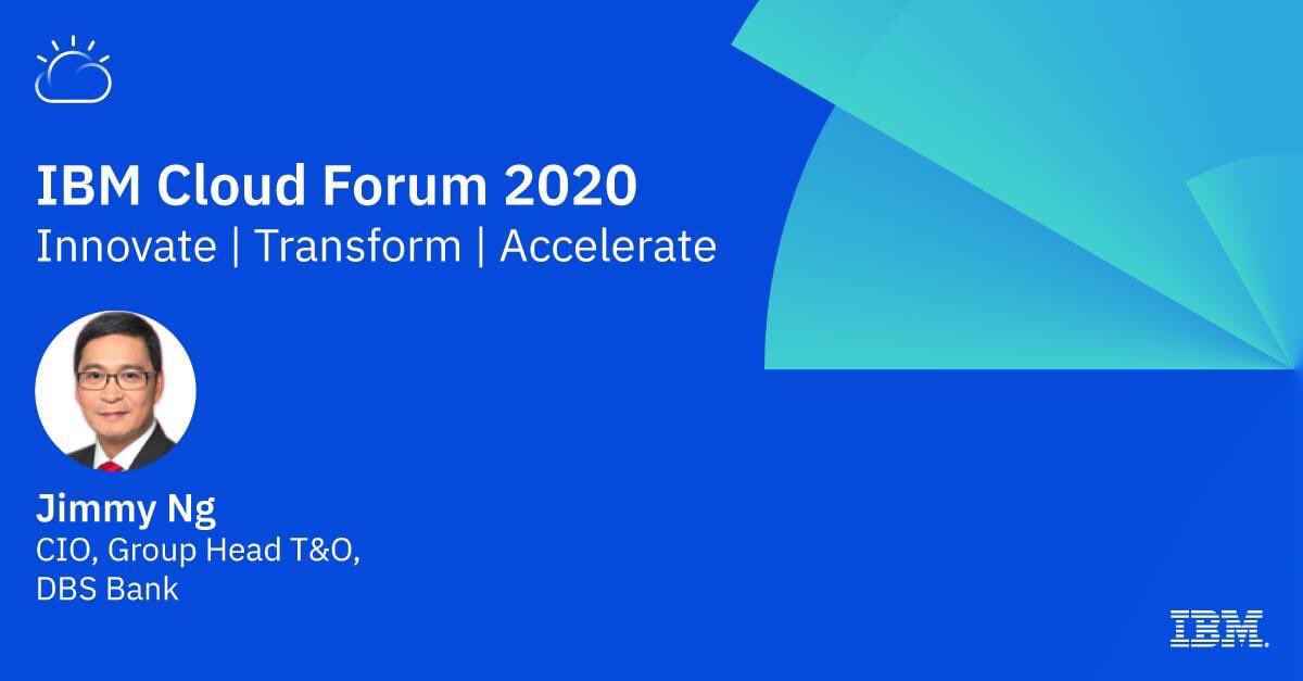 SandraYLLee's tweet photo. By adopting a truly open hybrid multicloud, multi-vendor approach, DBS Bank could accelerate its digital transformation during the pandemic and build apps faster to meet changing business needs. Hear it live at #CloudForum2020 https://t.co/xX3byUuU0k https://t.co/rVFPOHOC5i