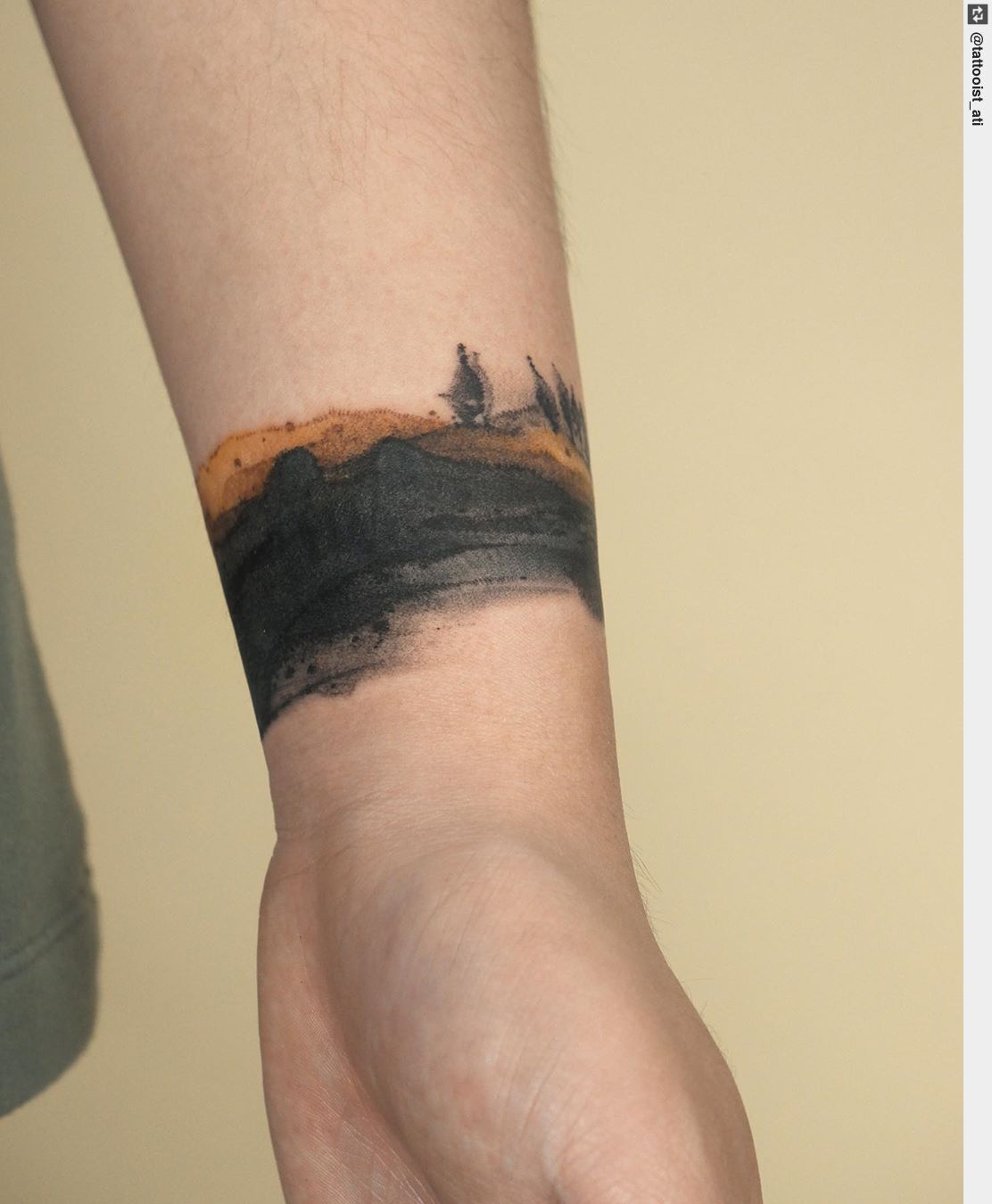 14 Beautifully Done Ocean Sunset Tattoos Design Press