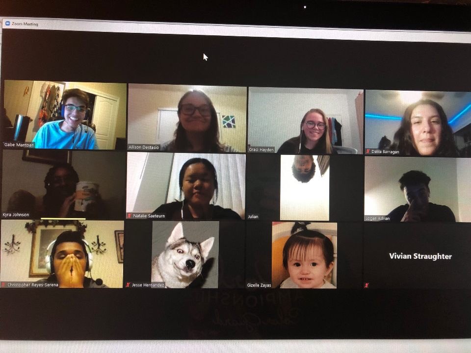 First meeting with our 2020 band council!!!🥳💙💛#GMB #wearegettingthebandbacktogether