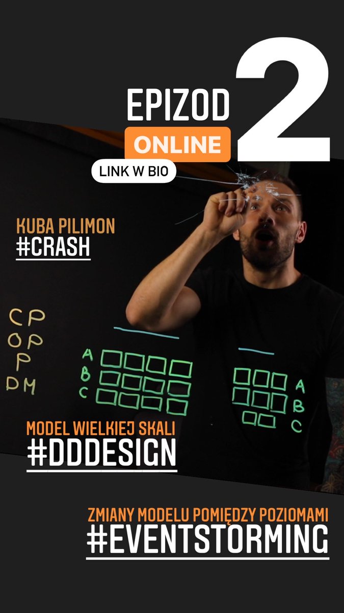 mariuszgil's tweet image. Epizod 2 jest ONLINE 😃 Tym razem wszystkiego jest więcej! Do studia wpadł @JakubPilimon, tylko popsuł mi lightboarda...

Ale wcześniej udało się porozmawiać o modelowaniu i EventStormingu 👍

youtube.com/channel/UCZSEw…