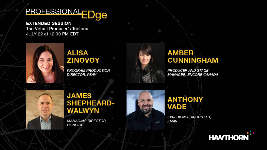EncoreEMEA's tweet photo. A look into the world of a virtual producer. Register for the next #PSAVProfEDge session on 22 July at 5PM BST when our experts share their insights while providing tips and tricks for getting the most out of your virtual event production: https://t.co/Z9Gwk1P12c #eventprofs https://t.co/NAnpAikvDb