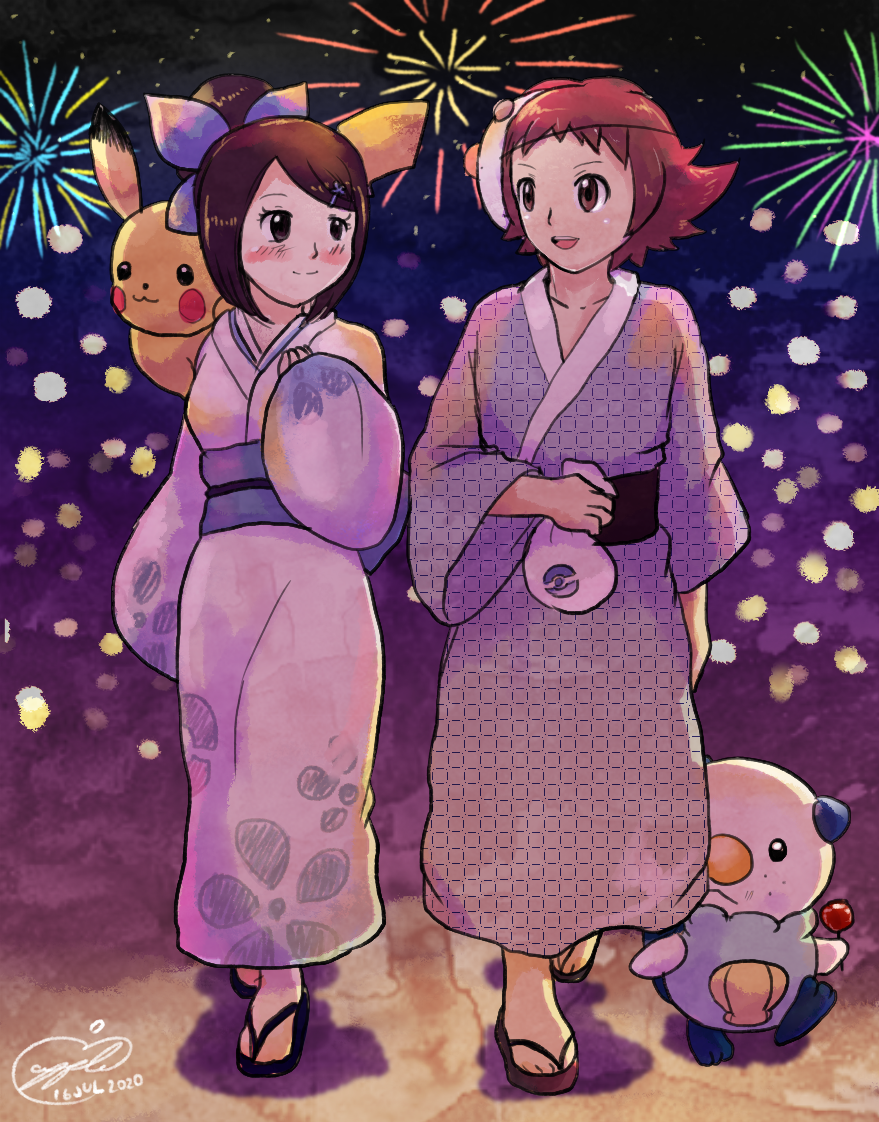 Applecochan 夏祭り ポケマス ポケモンマスターズ Pokemonmasters ポケモン トウヤ