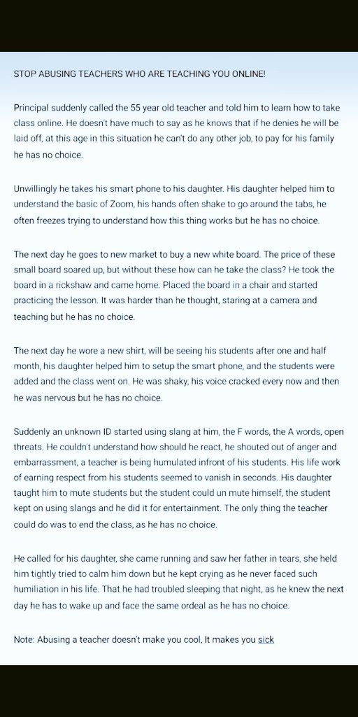 sneh__meshram's tweet photo. #RespectTheTeachers
#StopAbusingTheTeachers
@DrRPNishank @narendramodi https://t.co/9balGgFpPD