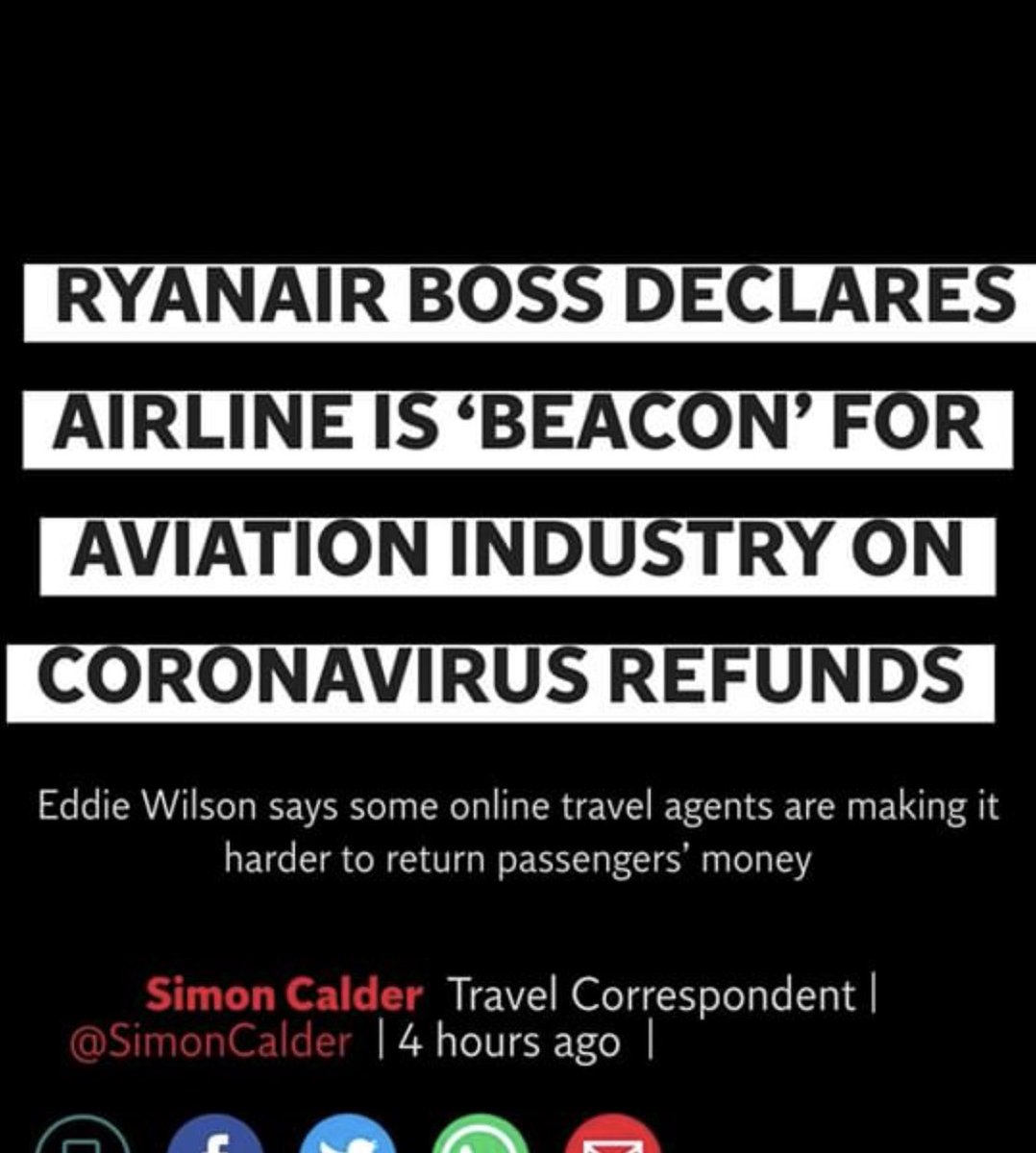ChilliMadDec's tweet photo. @SimonCalder Why are you listening to the lies conning out of @Ryanair ... they are earning interest on the money of many thousands of people not refunded, including March ... personally since 17th March. (Booked direct) @Independent @UK_CAA  @rtenews @SkyNews @joelycett https://t.co/ziGWm4MvQU