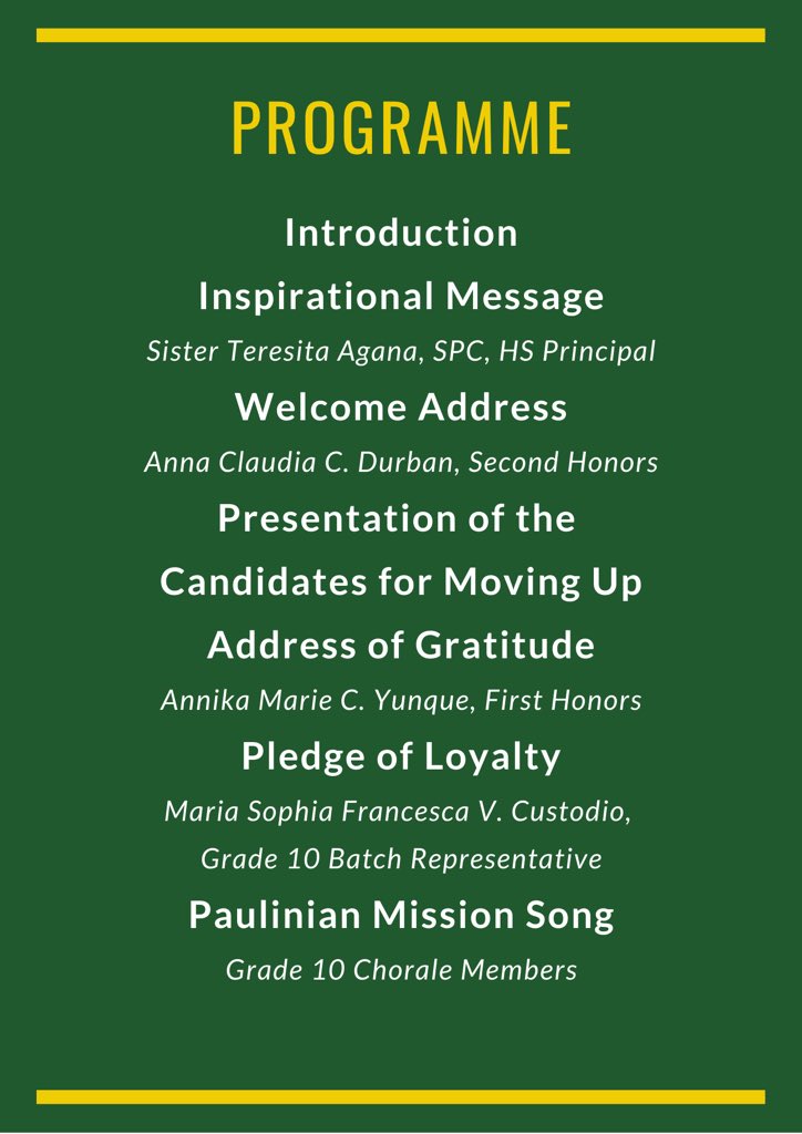 St Paul College Pasig على تويتر St Paul College Pasig 6th Junior High School Moving Up Ceremony Online Rites July 19 2020 Congratulations Grade 10 Completers Caritas Christi Urget Nos Https T Co 4u15dwzz2k