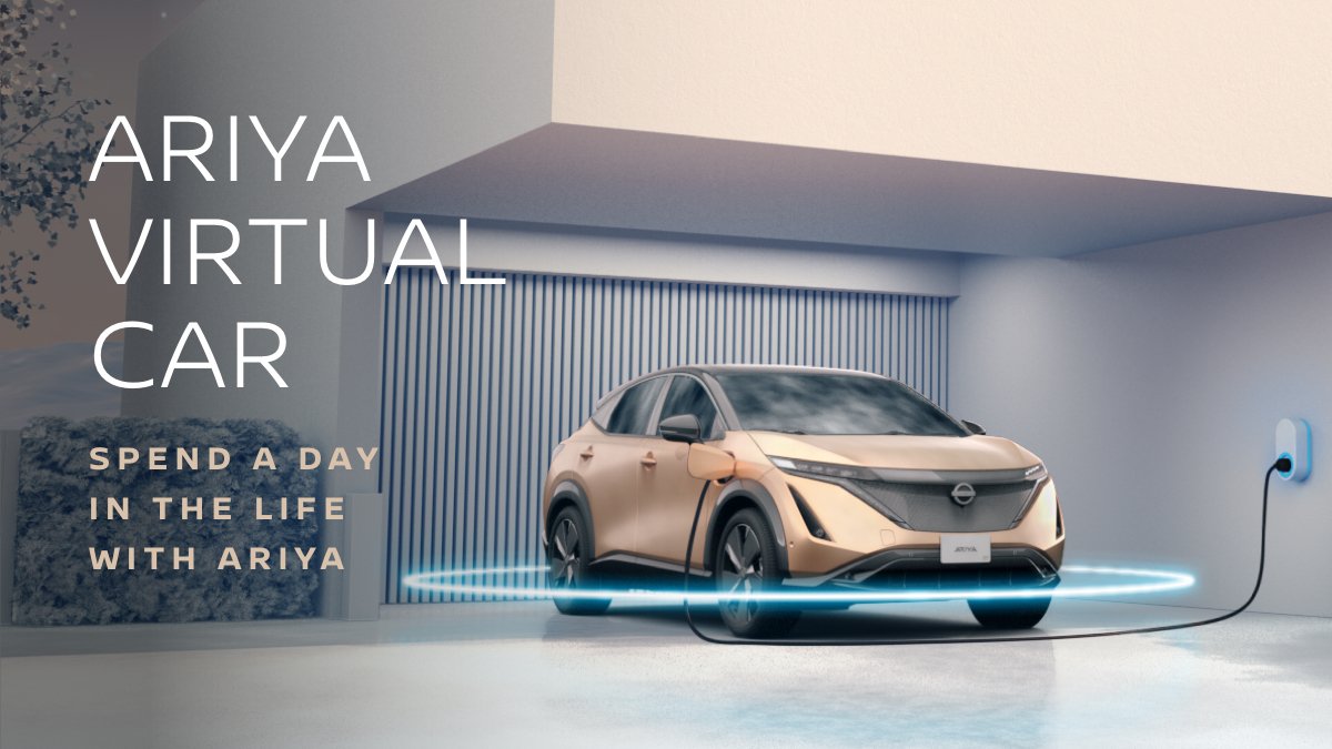 Can't wait to experience the #Nissan #Ariya? Try our virtual driving experience and discover the power and control of our all-new, 100% electric crossover SUV here: thenissannext.com/en/ariya/virtu… #NissanAriya #EV