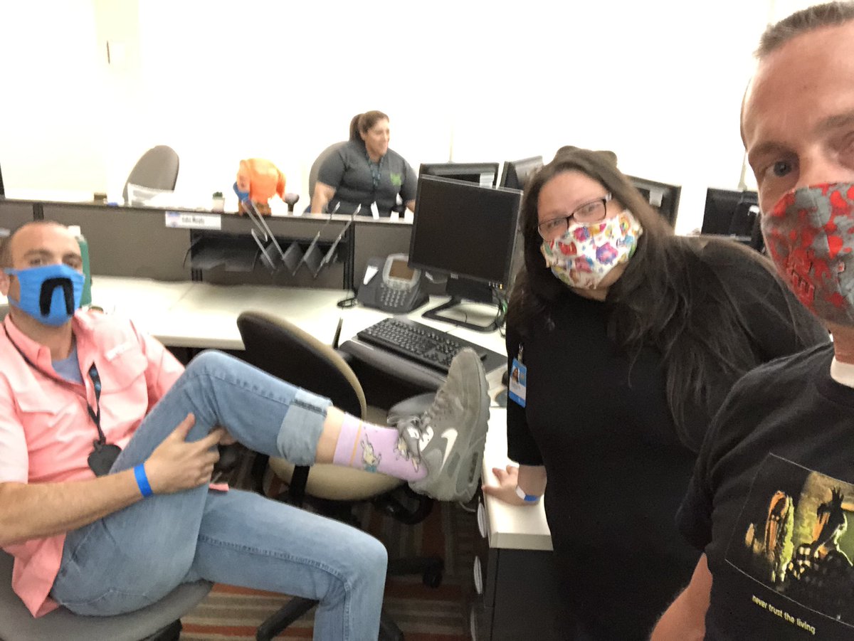 JeremyP_SSG's tweet photo. Cartoon character day @PuebloSSG @edenley1 @lcsmith0925 #funatwork #lifeatatt #TuggleNation https://t.co/mzLkdvE211